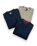 Vintage Tommy Hilfiger Pullover Mix Damen – Grade A/B Bundle – Wiederverkauf Geeignet