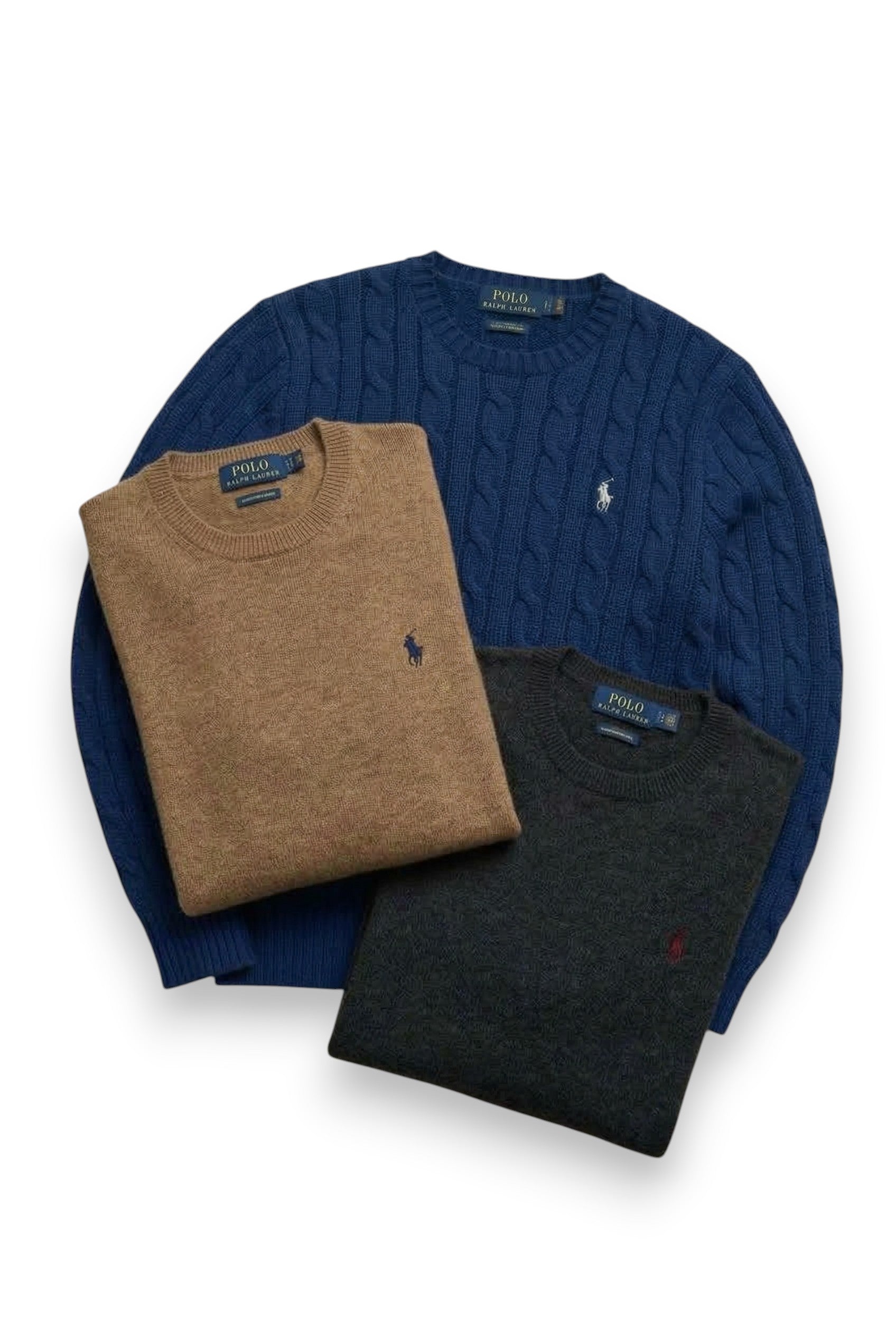 Vintage Ralph Lauren Pullover Mix – Grade A/B Bundle – Wiederverkauf Geeignet