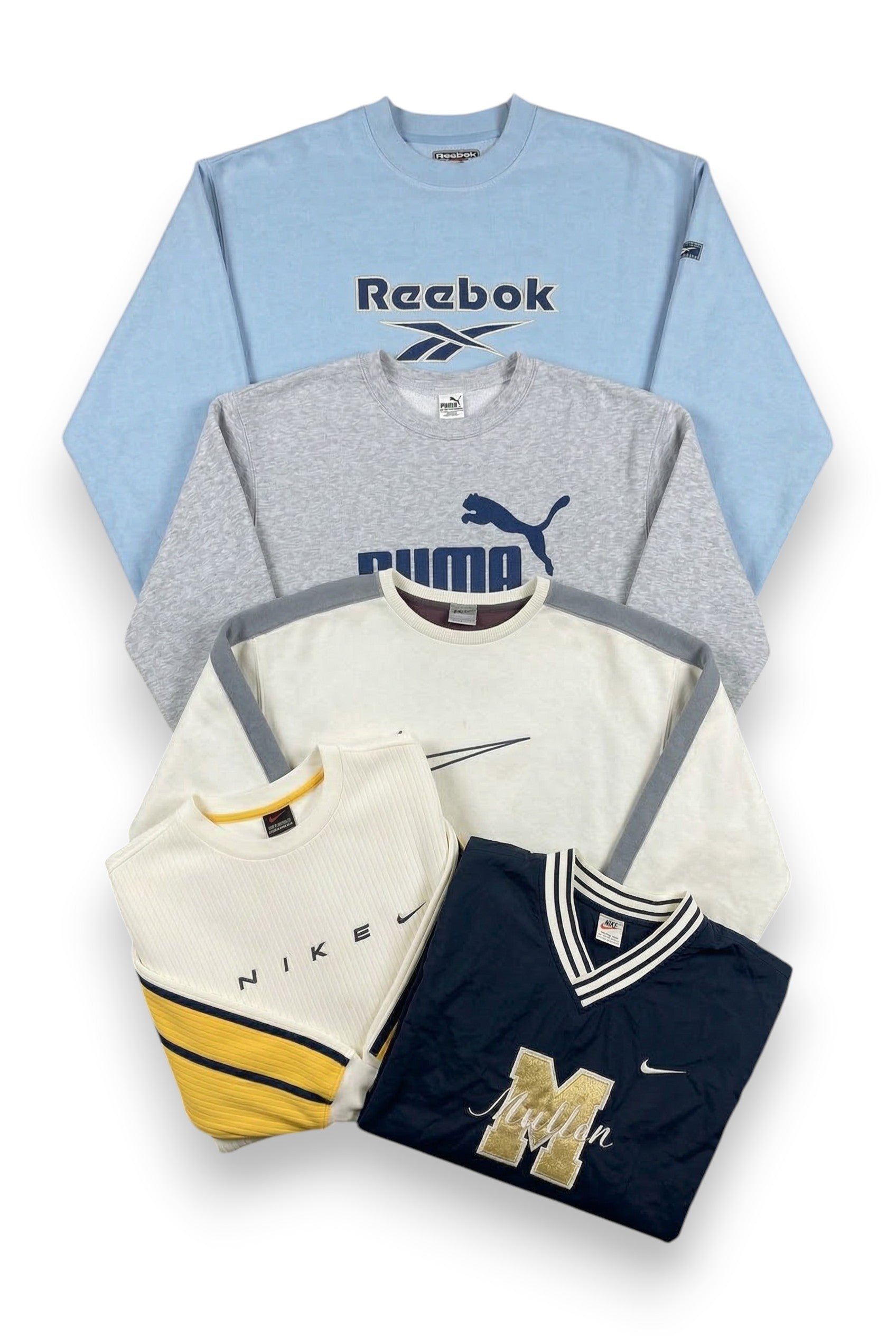 Vintage Marken-Mix Sweatshirts – Grade A/B Bundle – Wiederverkauf Geeignet